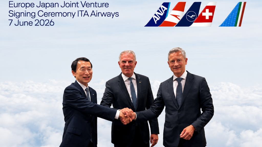 Ita Airways Japan Europe Joint Venture Unterschrift