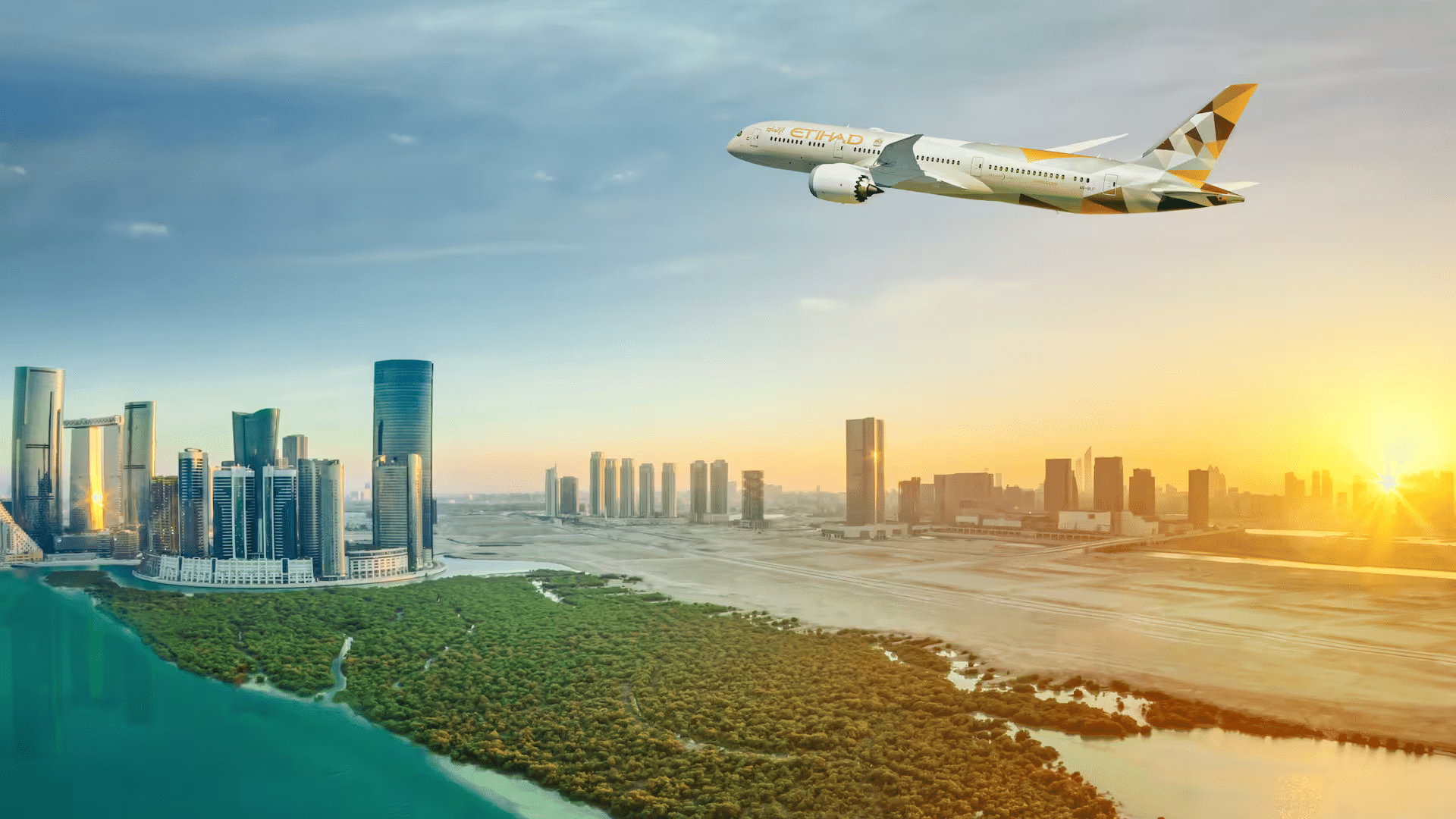 Etihad Flug Nach Abu Dhabi
