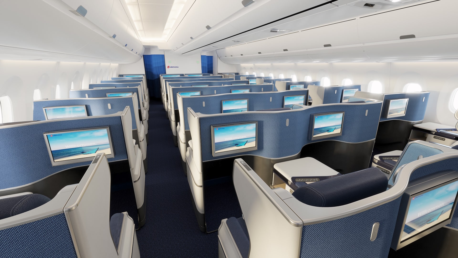 Airbus A350 Edelweiss Business Class